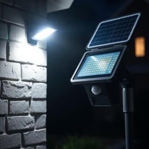 Solar Flood Light with Remote